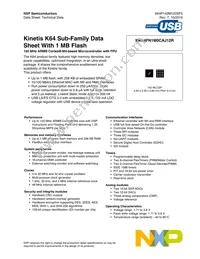 MK64FN1M0CAJ12R Datasheet Cover