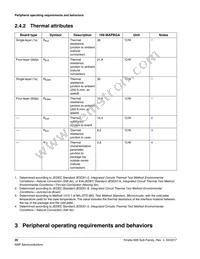 MK65FX1M0VMI18 Datasheet Page 20