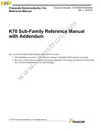 MK70FN1M0VMJ15 Datasheet Cover
