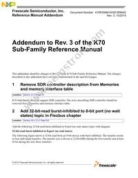 MK70FN1M0VMJ15 Datasheet Page 2