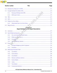 MK70FN1M0VMJ15 Datasheet Page 17