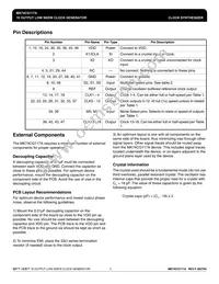 MK74CG117AF Datasheet Page 3