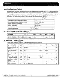 MK74CG117AF Datasheet Page 5