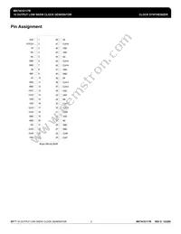 MK74CG117BFLFTR Datasheet Page 2