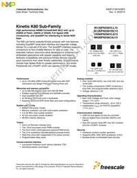 MK80FN256VLL15 Datasheet Cover