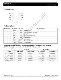 MK9173-15CS08T Datasheet Page 2