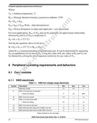 MKE06Z128VQH4 Datasheet Page 20