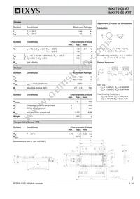 MKI75-06A7T Datasheet Page 2