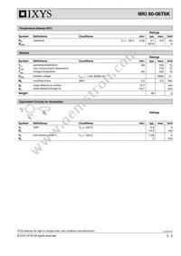 MKI80-06T6K Datasheet Page 3