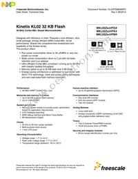 MKL02Z32VFG4R Datasheet Cover