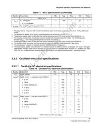 MKL05Z32VLF4R Datasheet Page 21