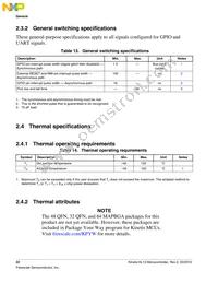 MKL13Z32VLK4 Datasheet Page 22