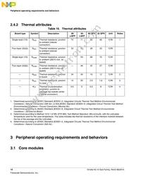 MKL14Z64VFT4R Datasheet Page 18