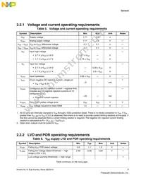 MKL15Z128VLK4R Datasheet Page 7