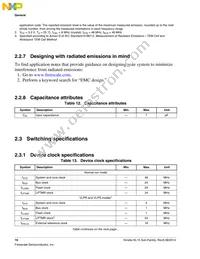 MKL15Z128VLK4R Datasheet Page 16