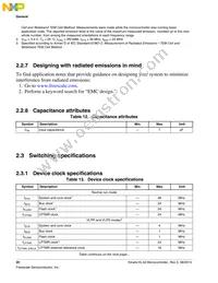 MKL33Z128VMP4 Datasheet Page 20