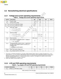 MKL43Z128VMP4 Datasheet Page 6