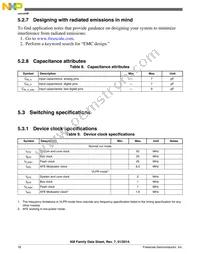 MKM33Z128CLL5 Datasheet Page 18