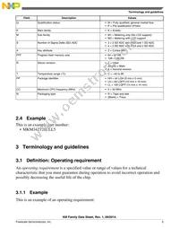 MKM33Z64ACLH5 Datasheet Page 5