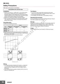 MKS1XTIN-10 AC100 Datasheet Page 10
