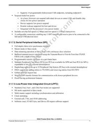 MKS20FN256VFT12 Datasheet Page 11