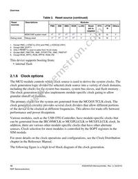 MKS20FN256VLL12 Datasheet Page 10