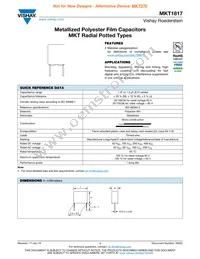 MKT1817510064 Datasheet Cover