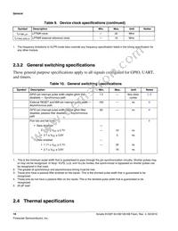MKV30F128VLF10P Datasheet Page 18