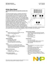 MKV44F256VLL16 Datasheet Cover