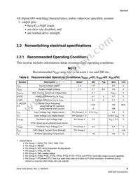 MKV44F256VLL16 Datasheet Page 9