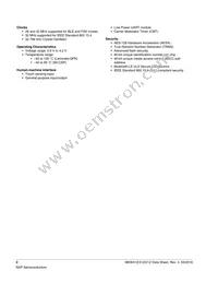 MKW31Z512VHT4R Datasheet Page 2