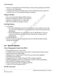 MKW31Z512VHT4R Datasheet Page 8