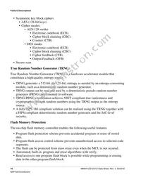 MKW31Z512VHT4R Datasheet Page 16