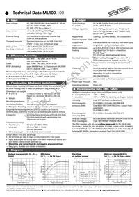 ML100.109 Datasheet Page 2