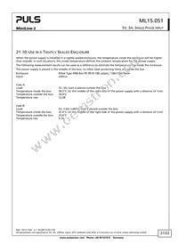 ML15.051 Datasheet Page 21