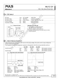 ML15.121 Datasheet Page 5