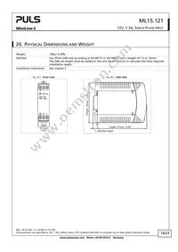 ML15.121 Datasheet Page 16