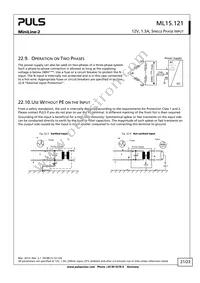 ML15.121 Datasheet Page 21