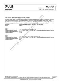 ML15.121 Datasheet Page 22