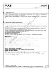 ML15.241 Datasheet Page 3