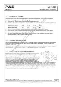 ML15.241 Datasheet Page 19