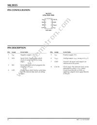 ML2035IP Datasheet Page 2