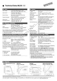 ML30.100 Datasheet Page 2