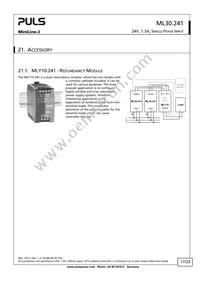 ML30.241 Datasheet Page 17