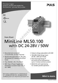 ML50.101 Datasheet Cover