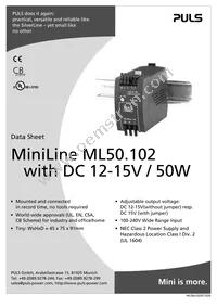 ML50.102 Datasheet Cover