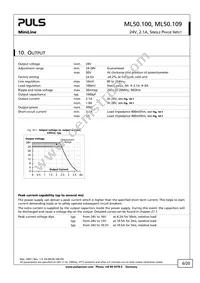 ML50.109 Datasheet Page 6