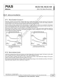 ML50.109 Datasheet Page 16