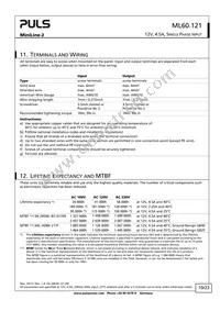 ML60.121 Datasheet Page 10