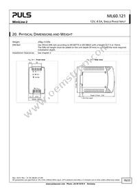 ML60.121 Datasheet Page 16